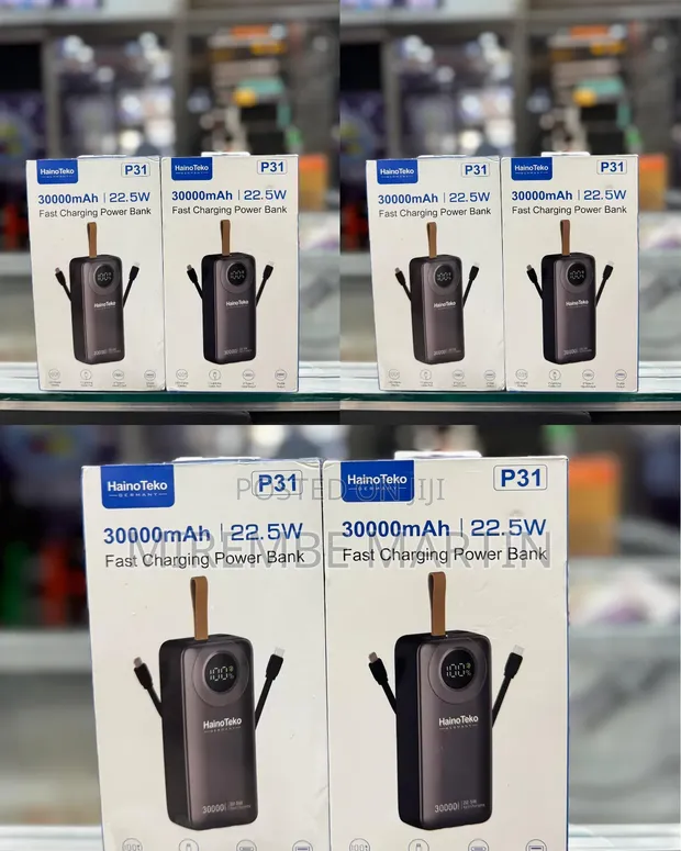 P31 30,000mAh Portable Power Bank - 1