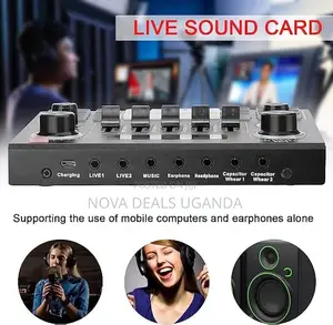 Multifunctional Live V9 Sound Card and BM800 Microphone Kit
