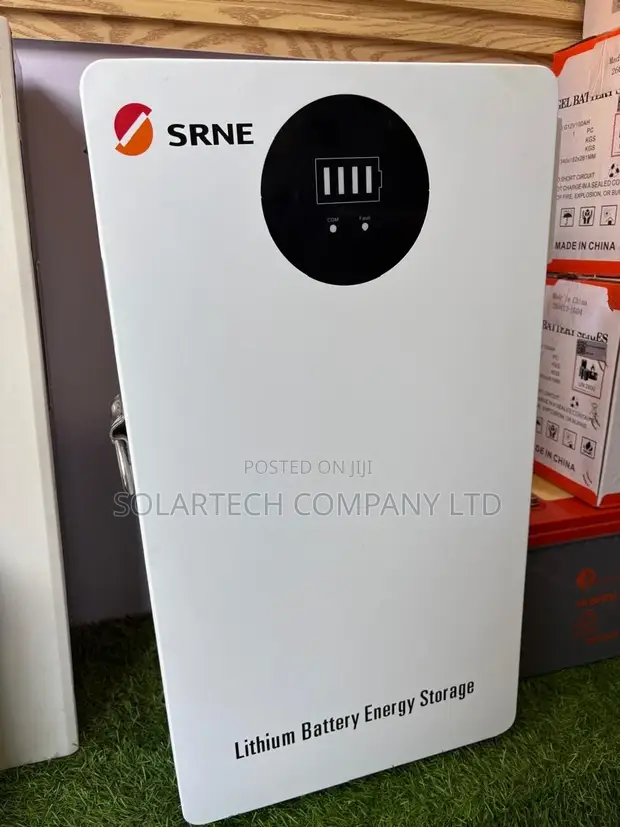 SRNE 5.12kWh 51.2V Lithium Iron Phosphate Battery Storage - 1