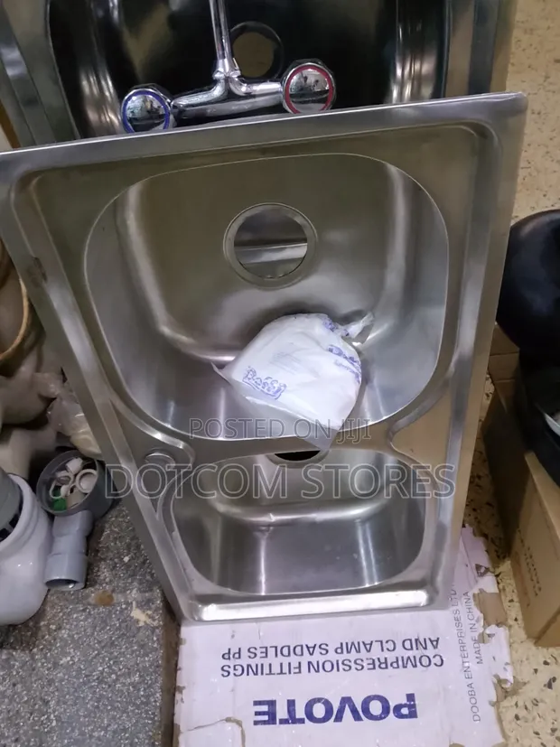 ACE Double Bowl Armless Kitchen Sink - 1
