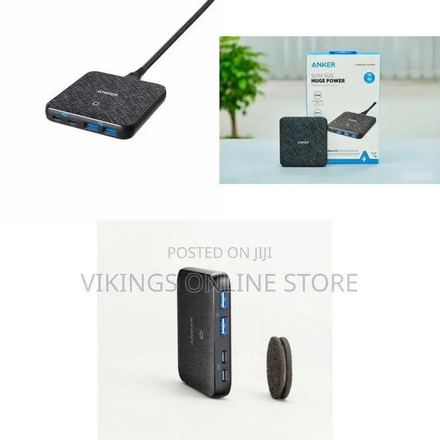 Anker PowerPort Atom III Slim 65W 4-Port USB-C Charger - 1