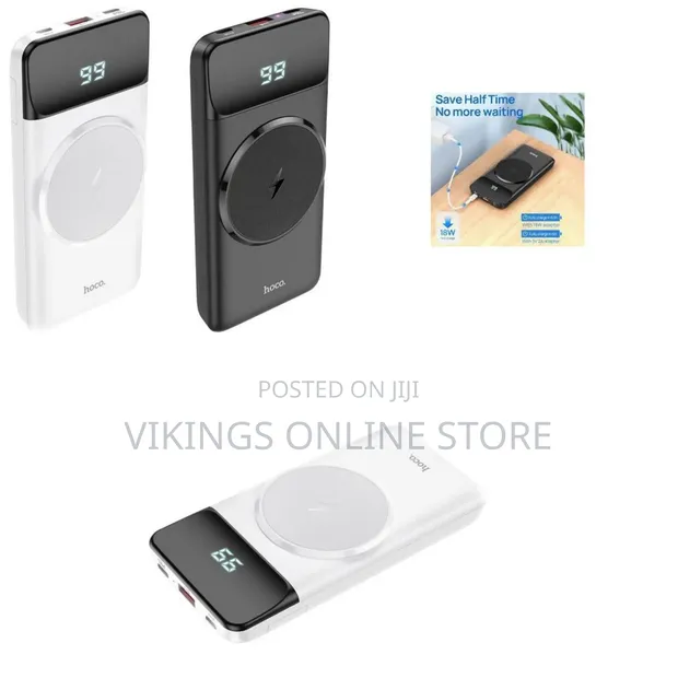 Hoco J76 Mobile Power Bank 10000mAh Magnetic Wireless Charging - 1