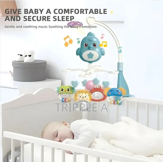 Baby Musical Crib Mobile Rattles - 1