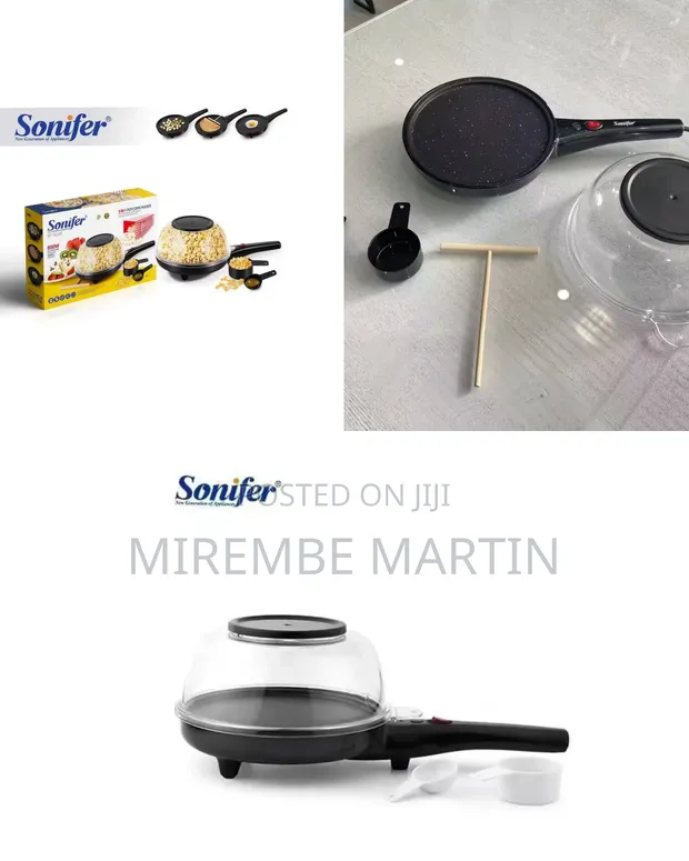 Sonifer SF-3046 3-in-1 Multifunction Popcorn Maker - 1