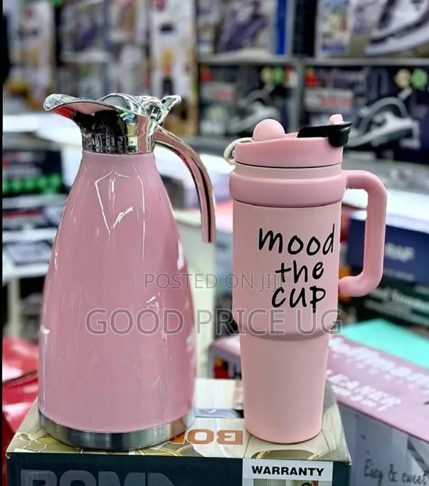 Thermal Carafe and Insulated Travel Tumbler - 1
