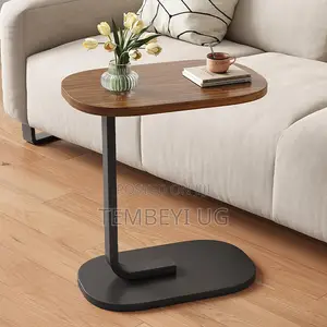 Modern C-Shaped Side Table