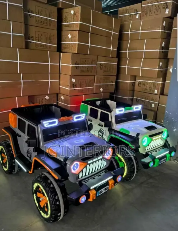 Kids Electric Ride-On Off-Road Jeep Monster - 1