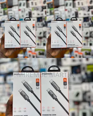 Porodo PowerSync 240W USB-C to USB-C Cable (1m)