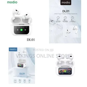 Modio DL01 True Wireless Earphones with Smart Touch Display