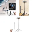 TT01 Extendable Bluetooth Selfie Stick Tripod, 69.6" Automatic - 1