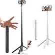 TT01 Extendable Bluetooth Selfie Stick Tripod, 69.6" Automatic - 2