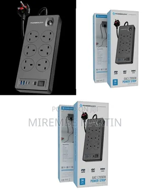 Powerology 6AC 2990W Power Strip with PD 20W