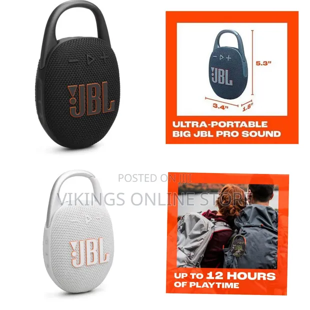 JBL Clip 5 Ultra-Portable Waterproof Bluetooth Speaker - 1
