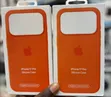 iPhone 17 Promax Silicone Case - Orange - 2