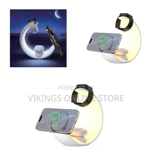 Green Lion Moon Charge 4-in-1 Wireless Charger with RGB Light