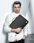 WiWU Hali 16-Inch Laptop Sleeve - Black - 1