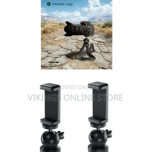 Flexible Tripod with Foam Grips - Universal Phone Holder
