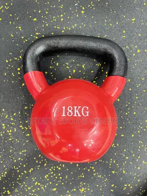 Brand New 18kg Vinyl-Coated Kettlebell