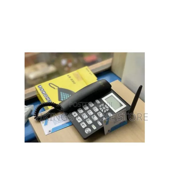 Mobile SQ LS-820 Dual SIM GSM Fixed Wireless Landline Desktop Phone - 1