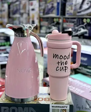 2-in-1 Vacuum Stainless Steel Flask and Mug Combo