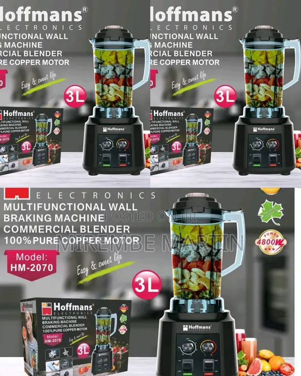 Hoffmans 3L Commercial Blender - 1