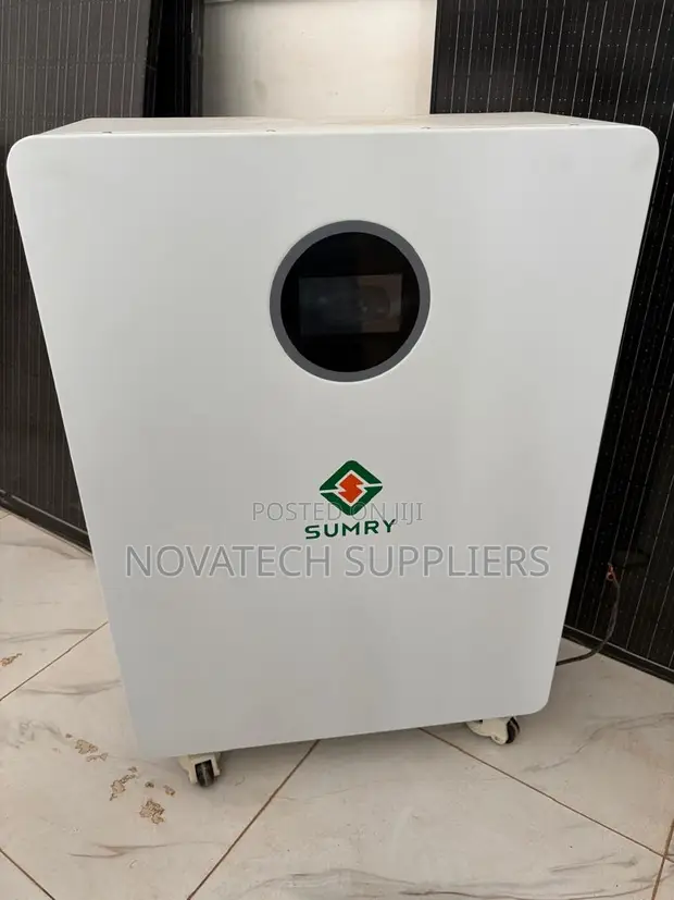 Sumry 10kWh 51.2V 200Ah Lithium Battery with LCD - 1