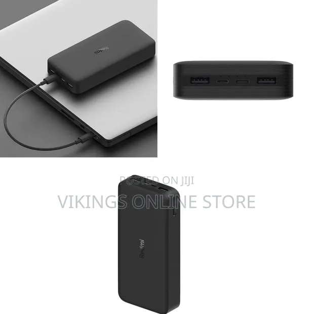 Redmi Power Bank 20000mAh, 18W Fast Charge - 1