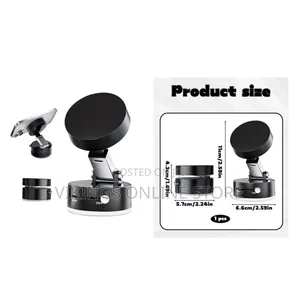 Magnetic Car Phone Holder with Suction Cup