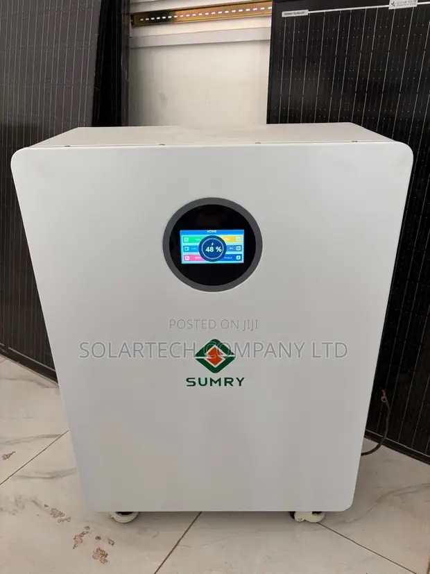 Sumry 10kWh 51.2V 200Ah Lithium Battery with LCD - 1