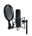 Professional Microphone Pop Filter with Gooseneck Clip Holder - 1