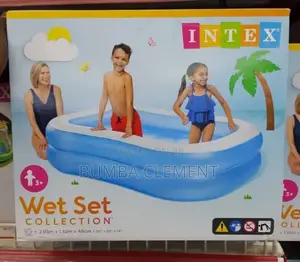 Durable Inflatable Swimming Pool 2.03m x 1.52m x 48cm