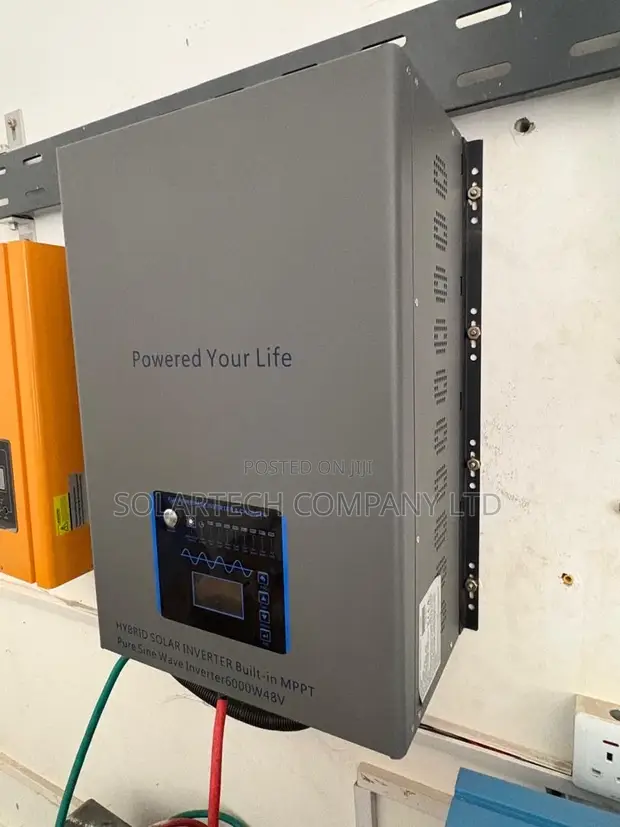 6000W 48V Pure Sine Wave Hybrid Solar Inverter - 3 Year Warranty - 1