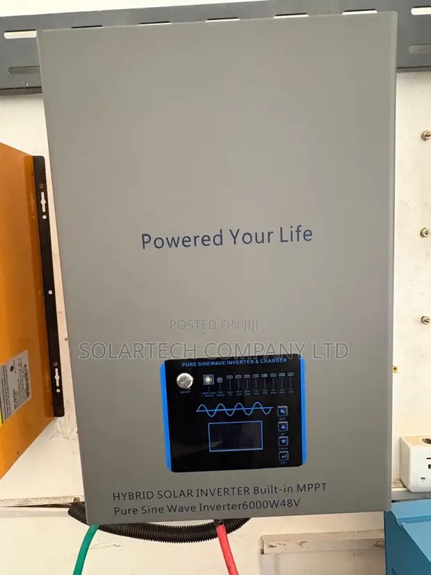 6000W Off-Grid Hybrid Solar Inverter 48V Pure Sine Wave - 1