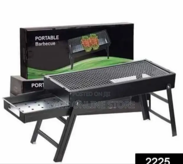 Portable Foldable Outdoor Travel Barbecue Grill - 1