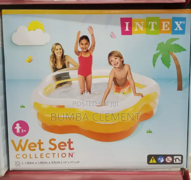 Intex Rainbow Star-Shaped Swimming Pool (1.85m) - 1