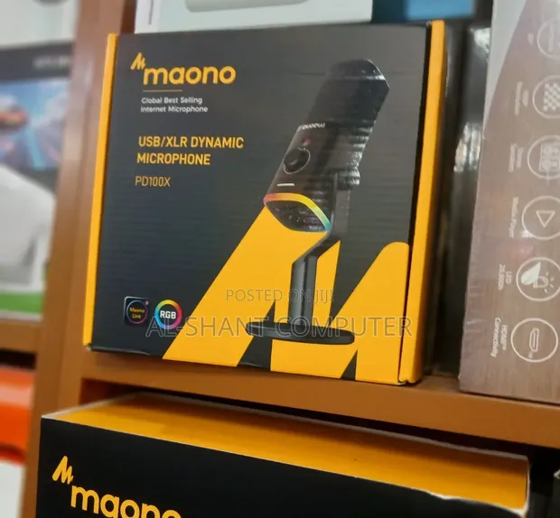 Maono PD100X Dynamic RGB USB/XLR Microphone - 1