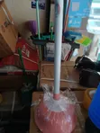 Toilet Plunger with Black Rubber Suction Cup Base - 2
