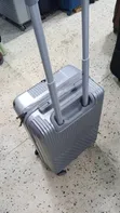 Small Silver Hardside Spinner Suitcase - 1