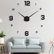 Modern DIY 3D Large Number Wall Clock - 1