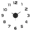 Modern DIY 3D Large Number Wall Clock - 2