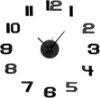 Modern DIY 3D Large Number Wall Clock - 3