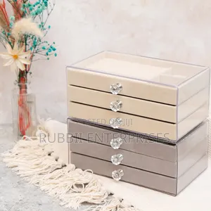 Multi-Layer Transparent Acrylic Jewelry Organizer