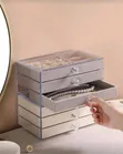 Multi-Layer Transparent Acrylic Jewelry Organizer - 2