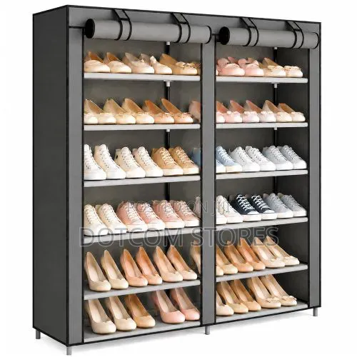 6-Tier Double Column Shoe Rack Organizer (36 Pairs) - 1