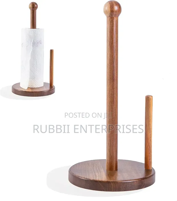 Wooden Paper Towel Holders - 1