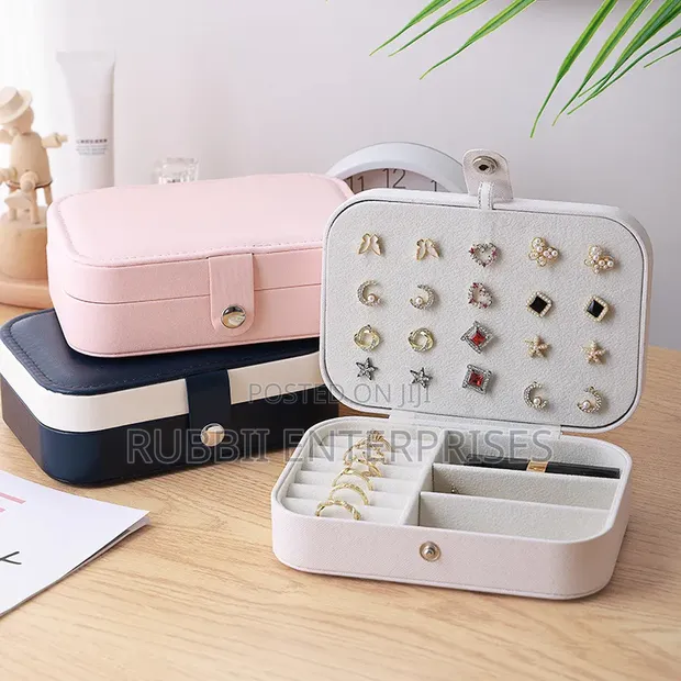 Leather Travel Jewellery Organizer - 1