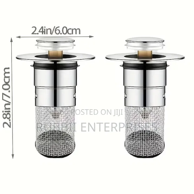 Pop-Up Sink Drain Strainer (1pc) - 1