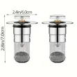 Pop-Up Sink Drain Strainer (1pc) - 1
