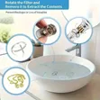 Pop-Up Sink Drain Strainer (1pc) - 3