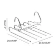Stainless Steel "Magic" Trousers Rack - 4